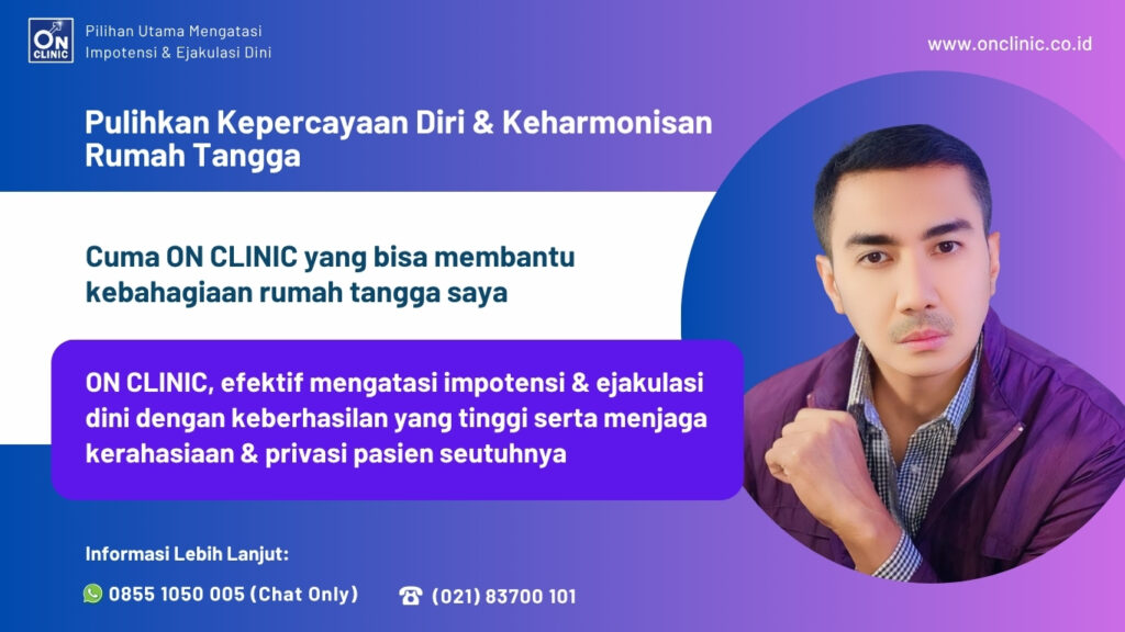 Pulihkan Kepercayaan Diri & Keharmonisan Rumah Tangga Bersama ON CLINIC! 